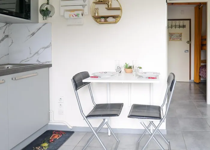 公寓 Au Calme Avec Balcon Port Olona 4 Personnes *